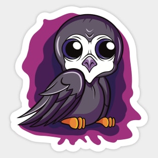 Cute Crow Sticker